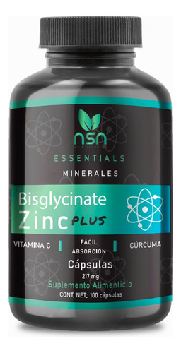 Bisglicinato De Zinc | Con Cúrcuma Y Vitamina C