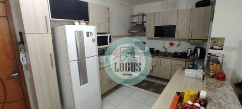 Imagem 5 de 30 de Apartamento Impecável Bem Distribuído, 67m² Composto Por 2 Dormitórios Sendo 1 Suíte Com Sacada, À Venda Por R$ 380.000,00 - Paraiso - Santo André/sp - Ap1795
