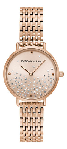 Reloj Mujer Bcbgmaxazria Bg50990004 Opportunity Correa Rosa Bisel Rosa Fondo Rosa