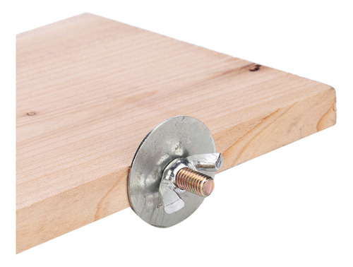 Chinchilla Rectangular De Madera Natural Para Mascotas Hamst