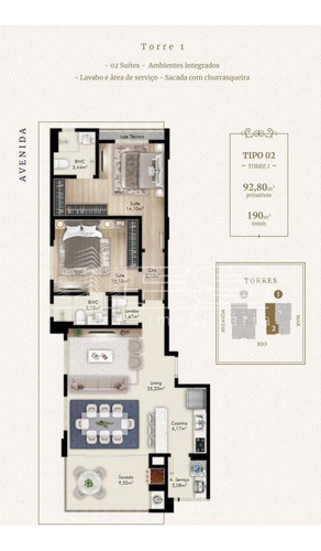 Imagem 10 de 15 de Imperial Coast Residence 3 Suites Centro Itapema - 4439