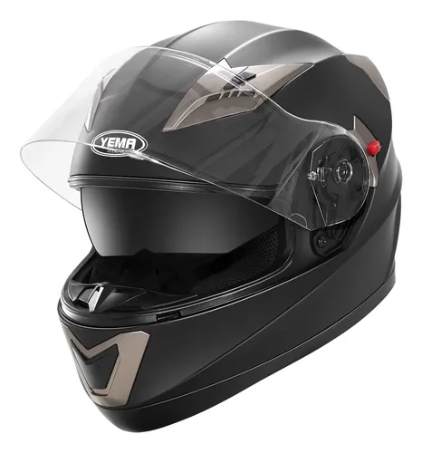 Casco integral con visera solar hotsell