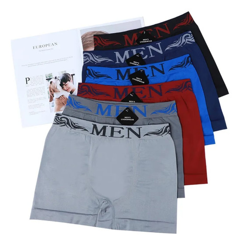 12 Calzoncillos Boxer Para Hombre Microfibra