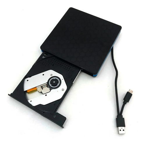 Imagem 6 de 7 de Gravador E Leitor Externo Dvd Cd Usb 3.0 Slim Portátil Drive