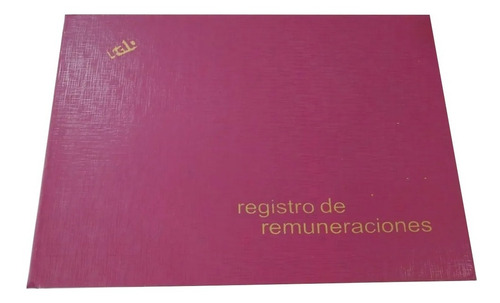 Libro Registro De Remuneraciones Sueldos Rab Tapa Dura 99 Fl