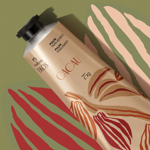 Crema Hidratante Para Manos Cacao Ekos 75 Gr Natura Cacao