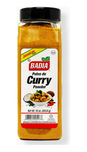 Curry En Polvo Badia 24 Piezas De 453.6g