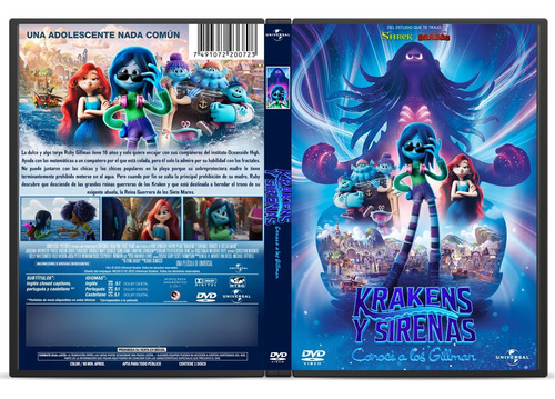 Dvd - Krakens Y Sirenas Conoce A Los Gillman 2023