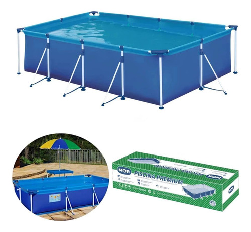 Piscina 5000l+ Capa, Forro+ Filtro 220v+ Peneira+ Flutuador