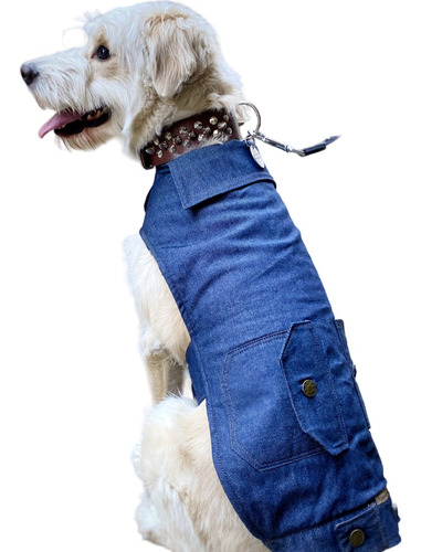 Capa Chaqueta Ropa Para Perro Polar Mezclilla Invierno Jean