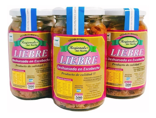 Escabeche Regionales Del Norte Jabali 500gr