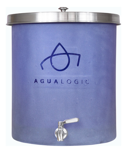 Filtro De Agua Azul Mate Cobalto Agualogic 20l
