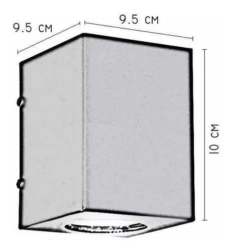 Aplique Exterior Unidireccional Pared Led Gu10 220v