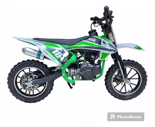 Mini Moto Niños Cross Gasolina 49cc 2 Tiempos Montable