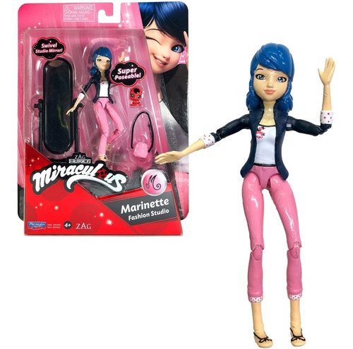 Figura Miraculous Marinette 12cm Zag Heroez