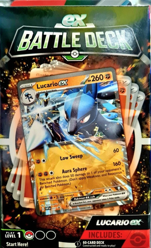 Pokemon Tcg Ex Battle Deck Lucario Inglés