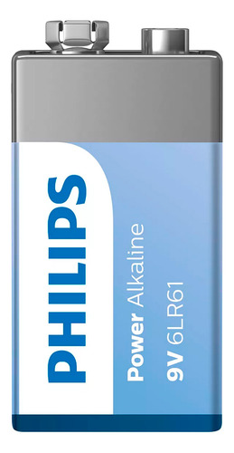 4 Baterias Alcalinas 9v Philips