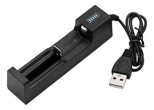 Cargador De Batería Inteligente Usb, 1 Ranura, Portátil