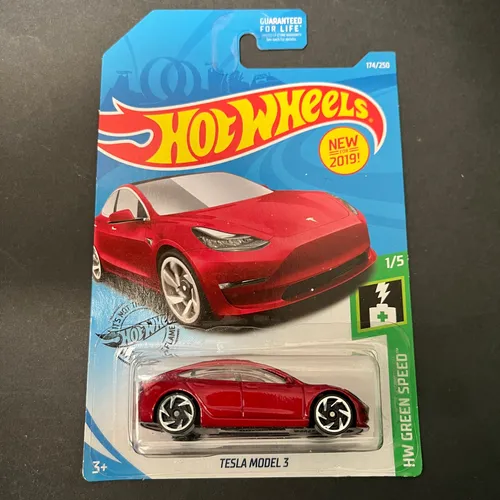 Hot Wheels Tesla Model 3 (2019) Primera Edicion