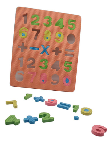 10 Pz Juego Foamy Tablas Sumas Restas Rompecabezas Infantil