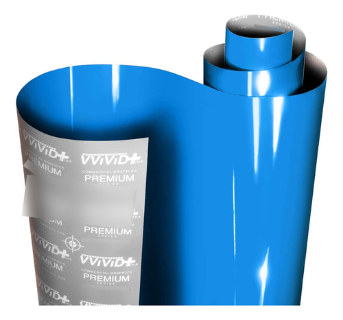 Vvivid+ Ultra Gloss Smurf Blue Película De Vinilo Para