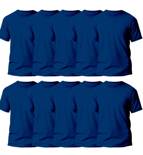 Kit 15 Camisetas Masculina Lisas 100% Poliéster Atacado 