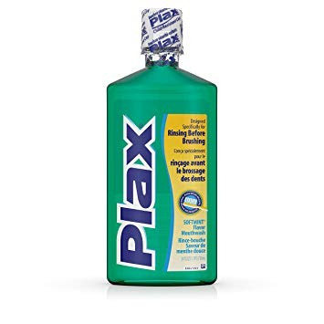 Plax Fórmula Avanzada Plaque Lossening Rinse, Soft Mint, 24 