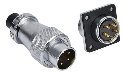 Conector De Avión Ws20 De 5 Pines Para Panel Hembra De Metal