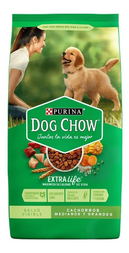 Dog Chow Croquetas Cachorro Razas Mediana Y Grande 2kg