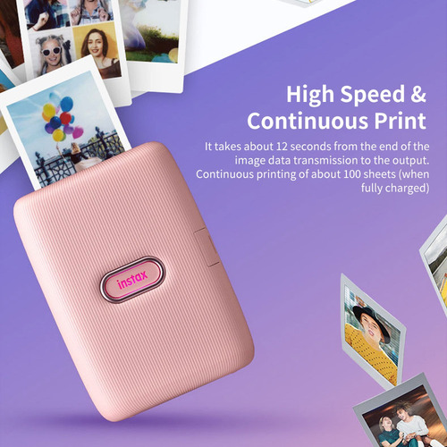 Imagen 6 de 6 de Impresora Fotográfica Para Teléfono Fujifilm Instax Mini Lin