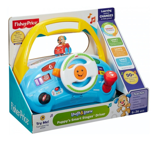 Perrito Maneja Conmigo - Rie Y Aprende -fisher Price