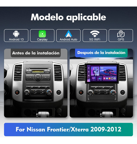 Ccpara Auto Estéreo 1+32 G Nissan Xterra Frontier 2009-2012