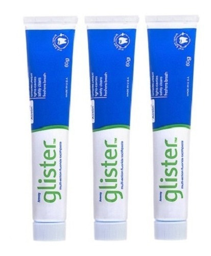 Kit C/ 3 Creme Dental-pasta De Dente Amway Glister De 60gr