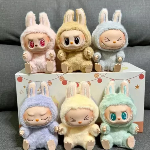 Labubu Tasty Macaron Plush Keychain Monsters Macaron