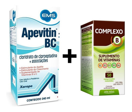 Estimulante De Apetite Apevitin + Complexo B ( Ganhe Peso )