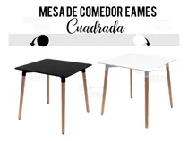 Comprar Mesa Comedor Eames Cuadrada Moderna 80×80cm 