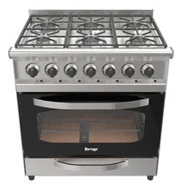 Comprar Cocina Fornax Gas Natural De 6 Hornallas Tapa Visor Donidea