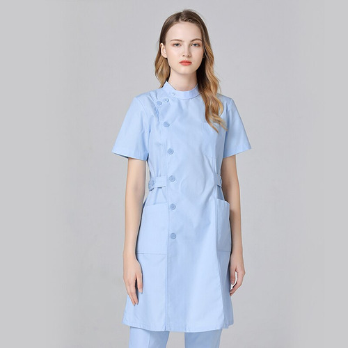 Disfraz De Enfermera Para Mujer, Bata De Laboratorio Médico,