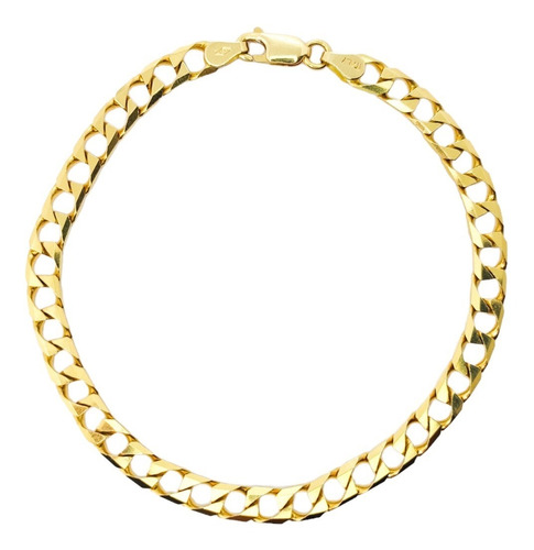 Pulsera Martillada Oro Italiano 750 18k