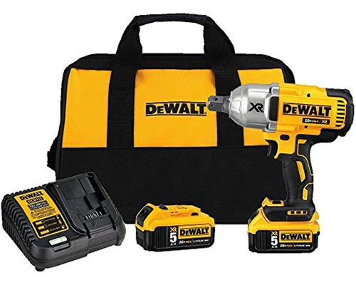 Dewalt 20v Max Xr Llave De Impacto Inalámbrica + 2 Baterias