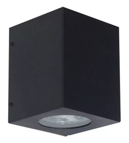 Aplique Exterior Bidireccional Negro Con Ar111 Led 11w