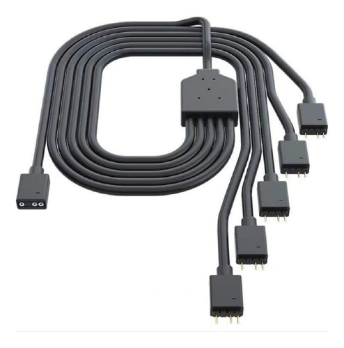 Cooler Master 1-to-5 Argb Splitter Cable 5v Compatible Con 3