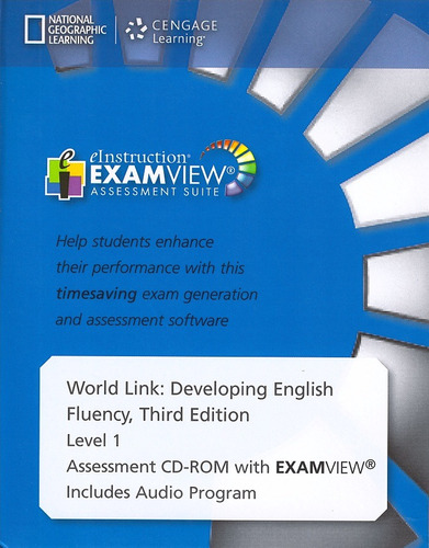 World Link 3rd Edition Book 1: Assessment CD-ROM with ExamView©, de Douglas, Nancy. Editora Cengage Learning Edições Ltda. em inglês, 2016