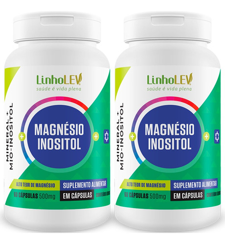 Magnésio + Mio Inositol 60 Cápsulas