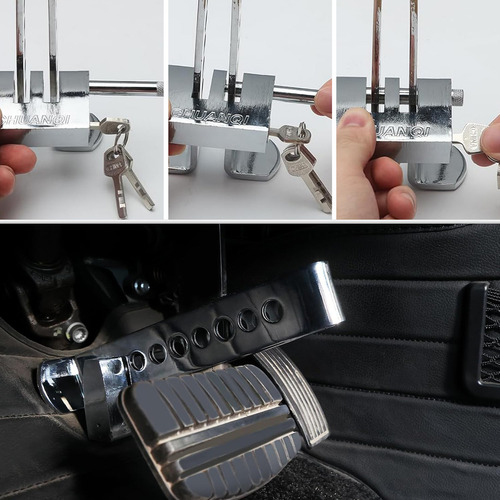 Bloqueador Automático Traba Pedal Antirobo Security + Candad