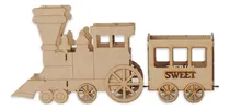 Comprar Kiosco Candy Tren Y Vagón Fibrofacil Mesa Dulce Souvenirs