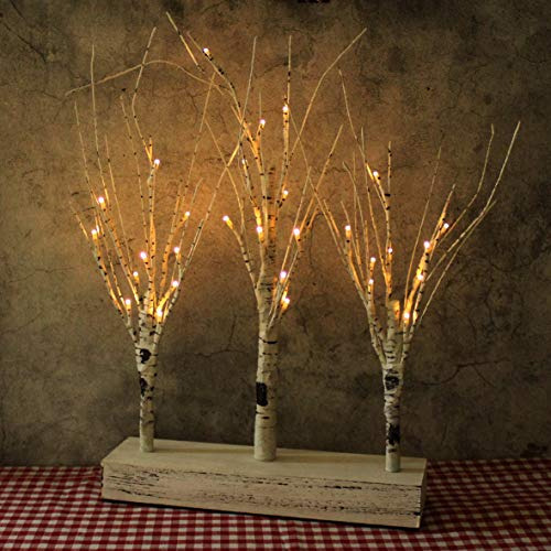 Centro De Mesa Iluminado De Árbol Con Luces Led
