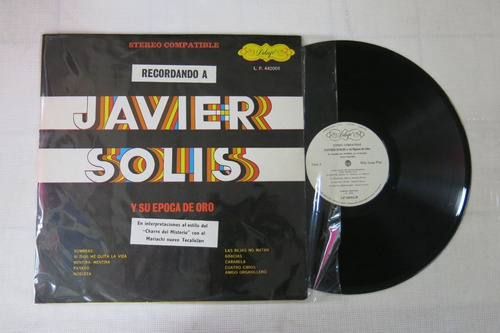Vinyl Vinilo Lp Acetato Javier Solis Recordando Epoca De Oro