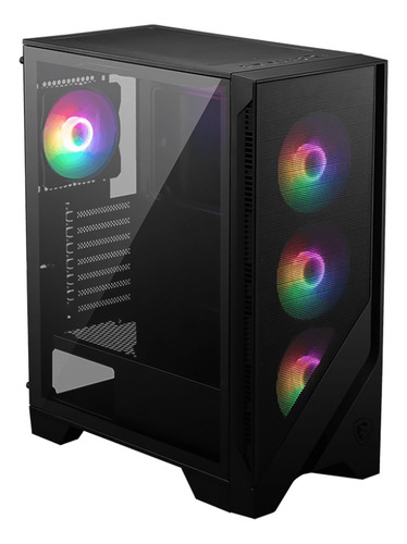 Gabinete Gamer Msi Mag Forge 120a Airflow Atx 6 Fan Rgb Negro