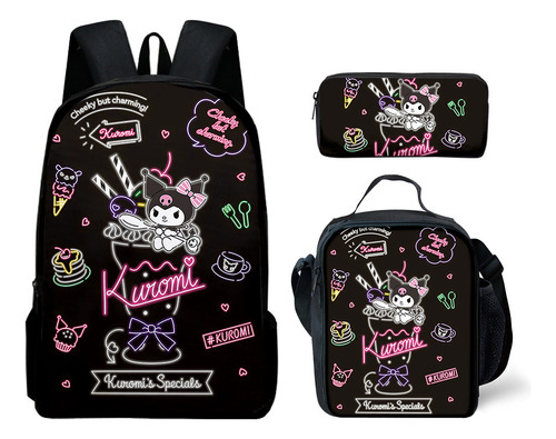 Mochila Kuromi, Mochila Sanrio, Bolsa Para Lápices, Mochila